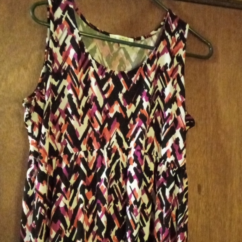 Studio Works Multicolor Abstract Maxi Dress - Picture 3 of 7